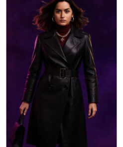 Catalina Sandino Moreno Ballerina 2025 Black Leather Coat