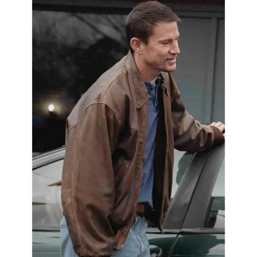 Channing Tatum Brown Leather Jacket