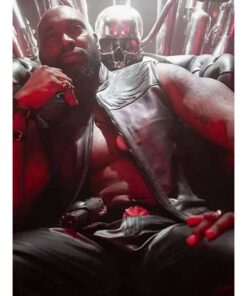 Chidi Ajufo A Working Man 2025 Black Leather Vest