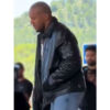Ciryl Gane K.O. Black Leather Jacket