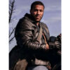 Ciryl Gane K.O. Black Leather Jacket