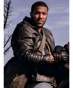 Ciryl Gane K.O. Black Leather Jacket
