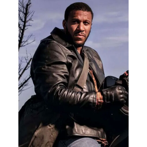 Ciryl Gane K.O. Black Leather Jacket