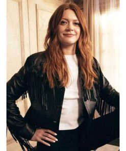 Colby Minifie Leather Fringe Jacket
