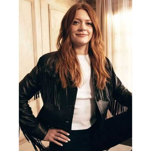 Colby Minifie Leather Fringe Jacket