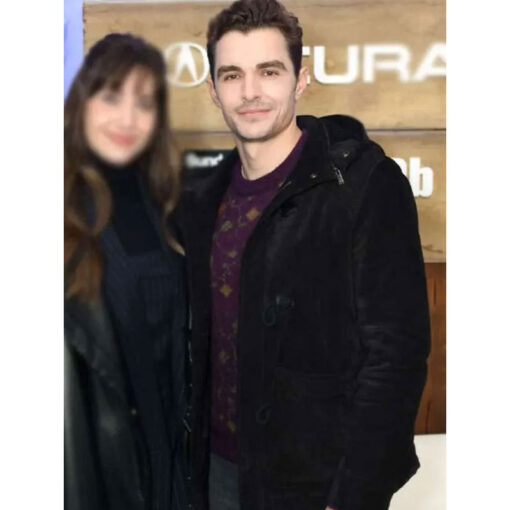 Movie Premiere Together 2025 Dave Franco Black Suede Leather Jacket