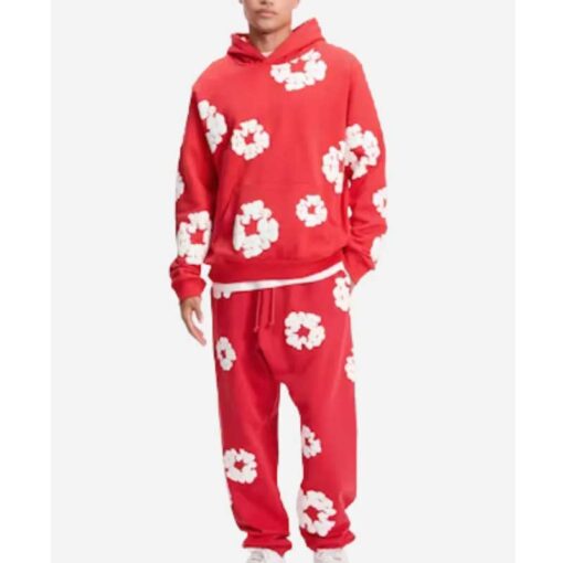 Denim Tears Red Tracksuit