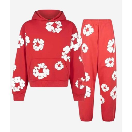 Denim Tears Red Tracksuit