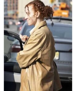 Erin Kellyman Eleanor the Great 2025 Brown Coat