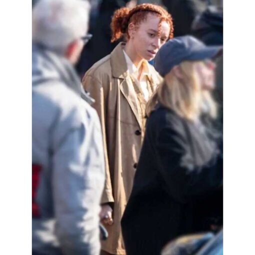 Erin Kellyman Eleanor the Great 2025 Brown Coat