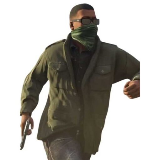 Franklin Clinton Grand Theft Auto V Green Jacket