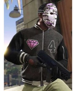 GTA 6 Panther Varsity Jacket