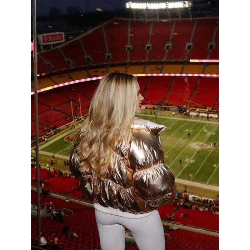 Gracie Hunt Golden Puffer Jacket