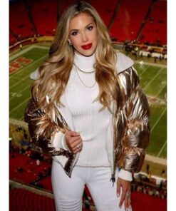 Gracie Hunt Golden Puffer Jacket