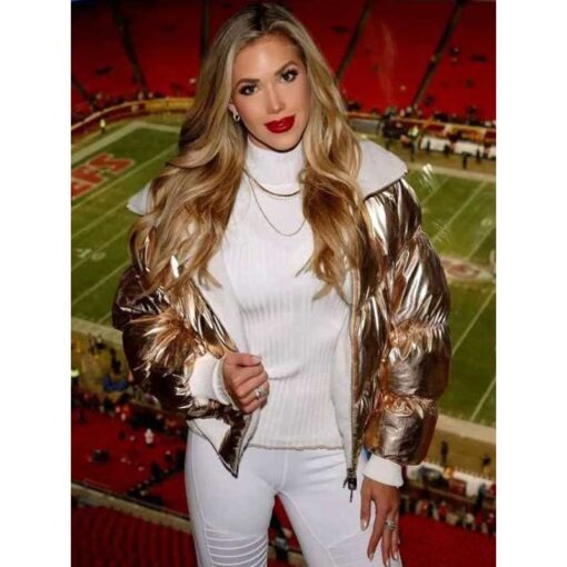 Gracie Hunt Golden Puffer Jacket