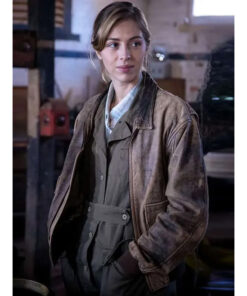 Hermione Corfield Fear Below 2025 Leather Jacket