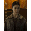 Irina Artenii Subteran 2025 Crisi Tanase Distressed Black Leather Jacket