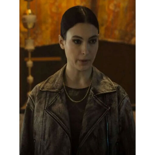 Irina Artenii Subteran 2025 Crisi Tanase Distressed Black Leather Jacket