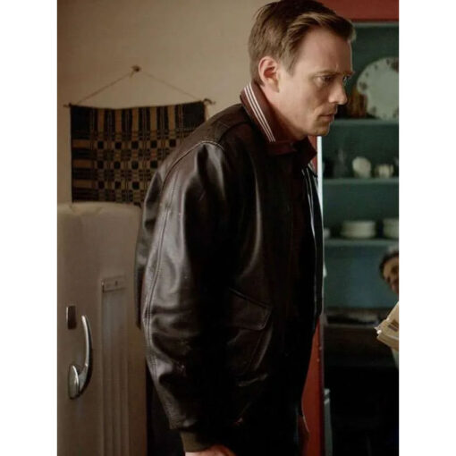 Jake Abel Fog of War 2025 Leather Jacket