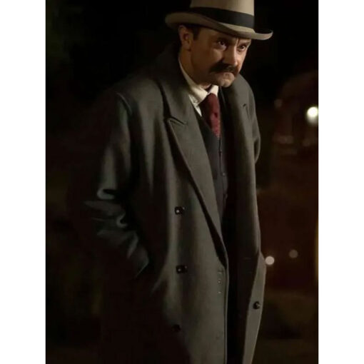 Josh McConville Fear Below 2025 Wool Coat