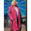 June Squibb Eleanor the Great Pink Trench Coat