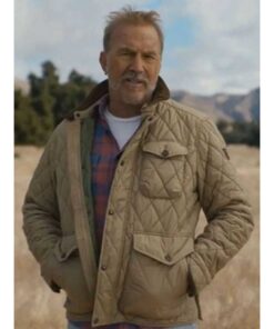 Kevin Costner Quilted Jacket