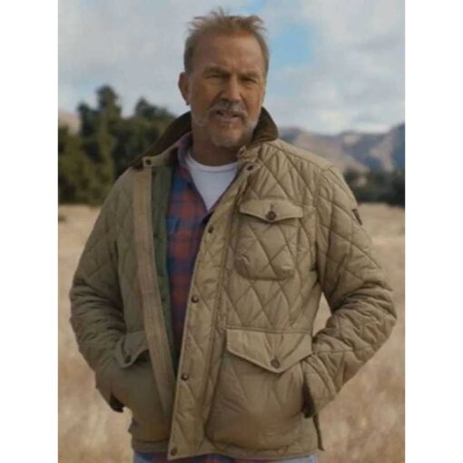 Kevin Costner Quilted Jacket