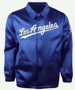LA Dodgers 1962 Blue Satin Windbreaker Jacket
