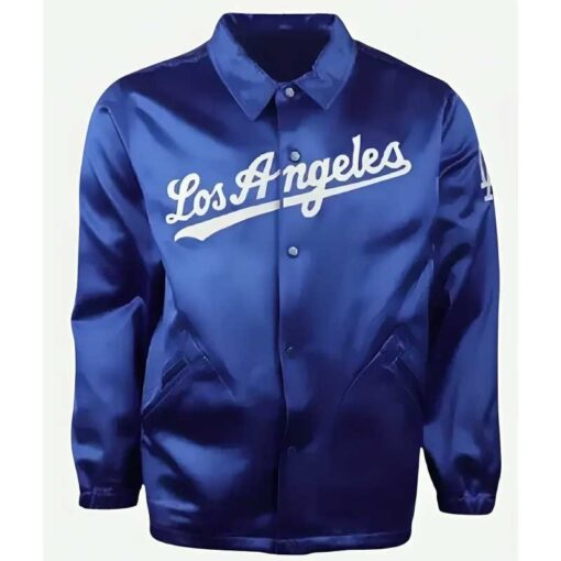 LA Dodgers 1962 Blue Satin Windbreaker Jacket
