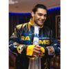 LA Rams Puka Nacua Leather Jacket