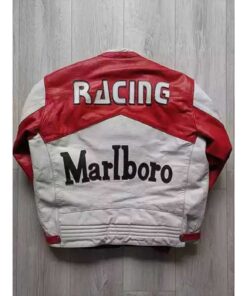 Marlboro Vintage Leather Biker Jacket