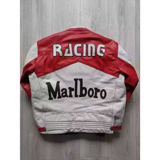 Marlboro Vintage Leather Biker Jacket