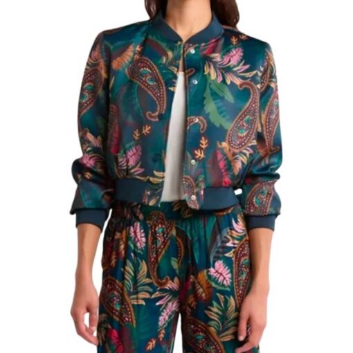 Melissa Fumero Paisley Print Jacket