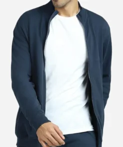 Men’s Beringen Fleece Blue Hoodie