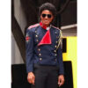 Michael 2025 Jaafar Jackson Blue Jacket