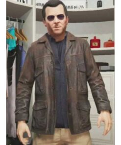 Michael De Santa Grand Theft Auto V Leather Jacket