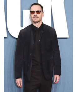 Michael Fassbender Suede Leather Jacket
