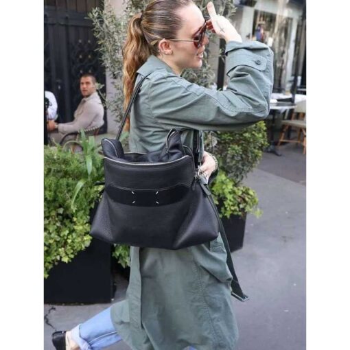 Miley Cyrus 2025 Green Trench Coat