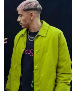 Mister V Green Cotton Jacket