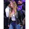 NBA Game 2025 Sydney Sweeney Leather Jacket