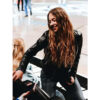 NBA Game 2025 Sydney Sweeney Leather Jacket
