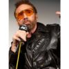 Nicolas Cage Black Moto Leather Jacket