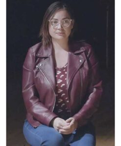 Nicolette Pullen Killer Clown Girls 2025 Leather Jacket