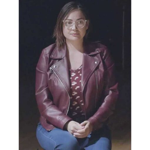 Nicolette Pullen Killer Clown Girls 2025 Leather Jacket