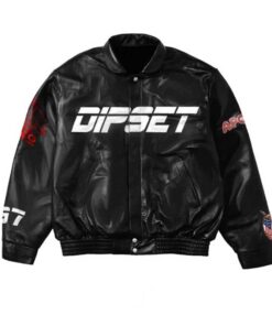 OVO Dipset Diplomats Leather Jacket