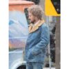 Paint 2023 Owen Wilson Blue Shearling Jacket