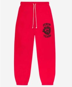 Red Denim Tears University Sweatpant