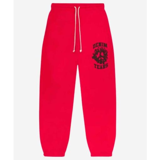Red Denim Tears University Sweatpant