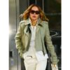 Rita Ora NYC 2025 Green Jacket