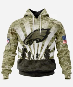 Salute To Service Eagles Hoodie